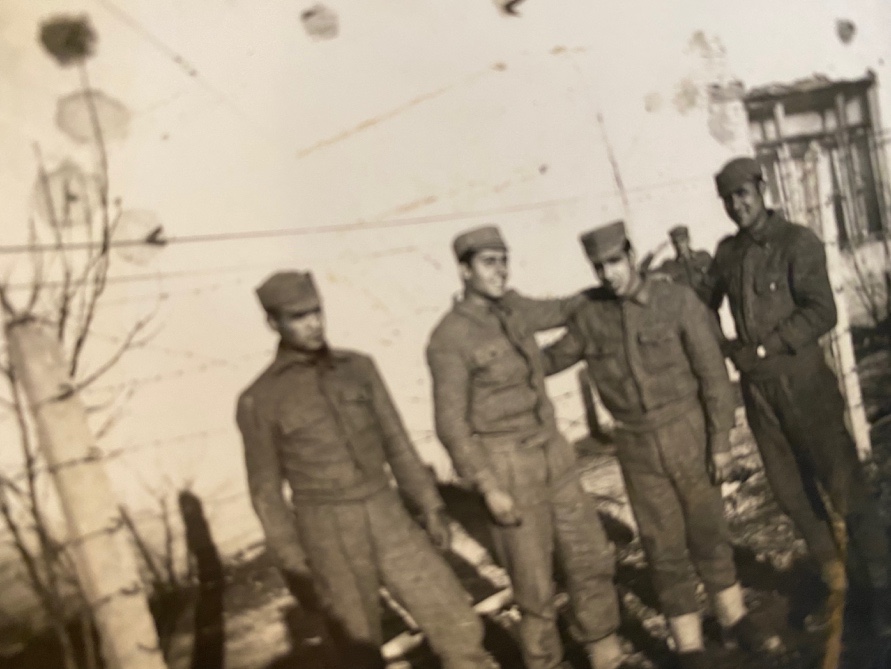 Young Atta Arghandiwal during his Air Force service.